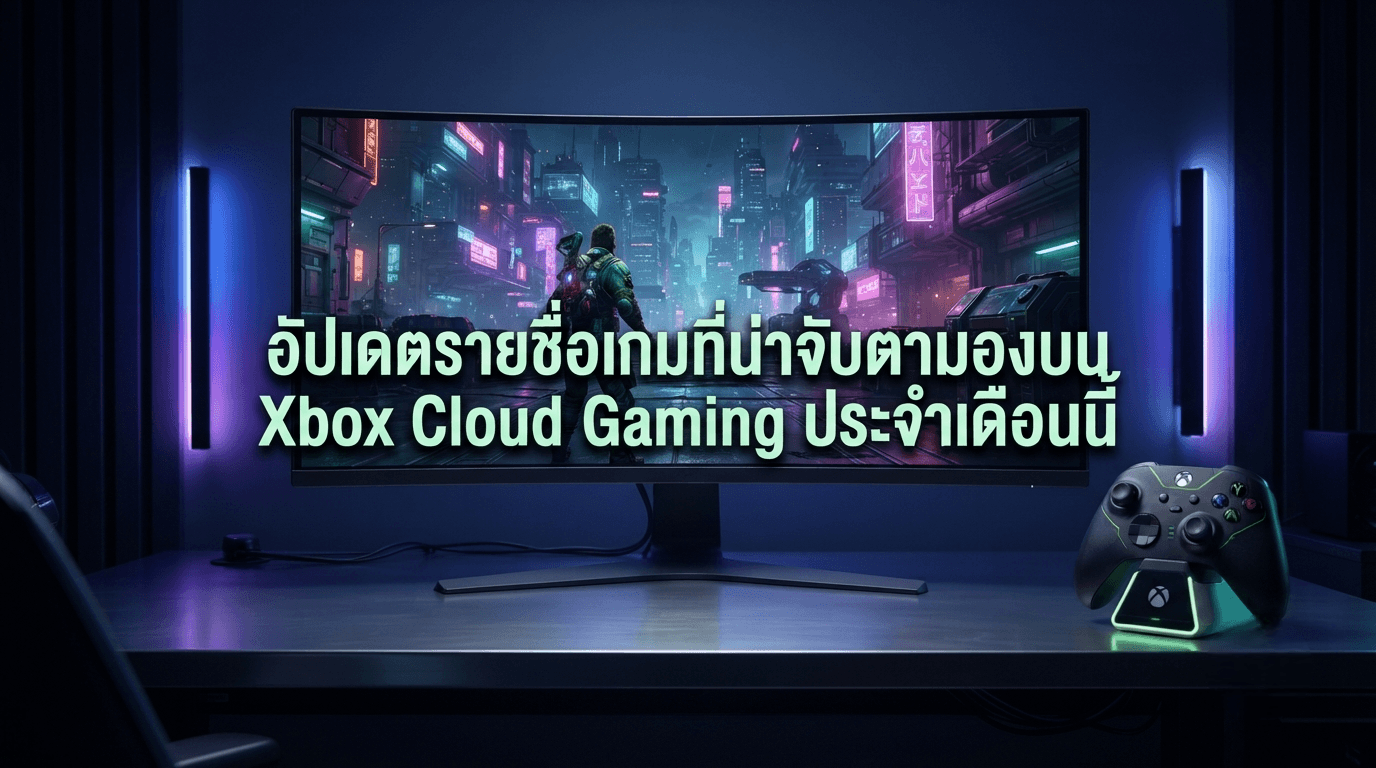 อัปเดตรายชื่อเกมที่น่าจับตามองบน Xbox Cloud Gaming ประจำเดือนนี้
